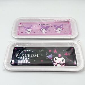 Sanrio Kuromi Melamine Tray Plate - Set of 2